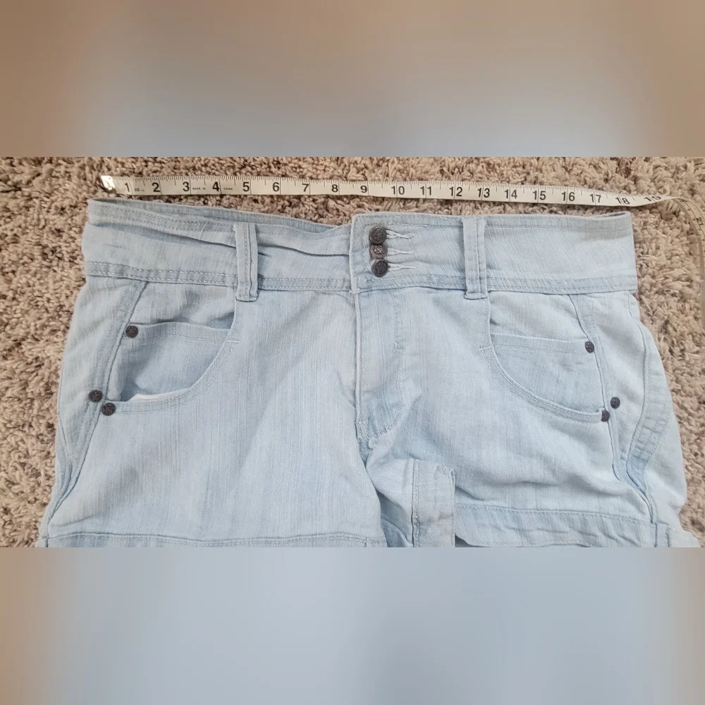 Elite Jeans Mid-Rise Shorts Women's Sz 13/14 - Picture 9 of 11